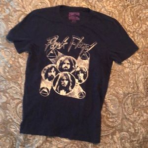 Lucky Brand Men/Unisex Navy Blue Pink Floyd Graphic Tee Size Small